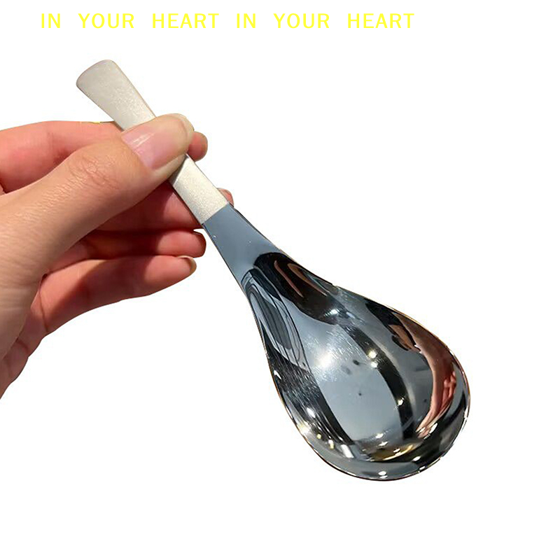 Gold Cutlery Flatware - 【X】ステンレス製スープスプーン 家庭用キッチンレードル 大容量 ゴールド シルバー 鏡面仕上げ