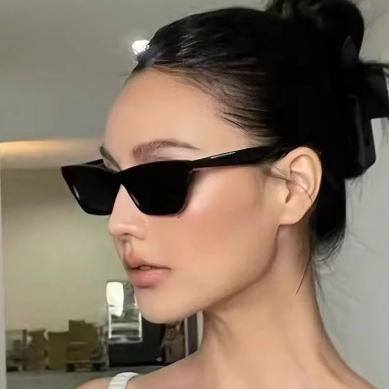 Luxury Lifestyle Men - 高級キャットアイブラックサングラス女性男性ブランドファッションサングラス女性男性ミラー屋外旅行シェードオキュロスデソル