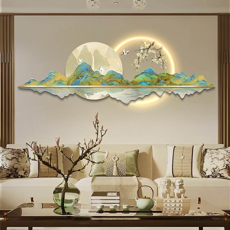 Luxury Lifestyle Living - 中国風 LED 時計壁高級高品質ロマンチッククリエイティブファッション時計壁リビングルームリロイデパレ装飾