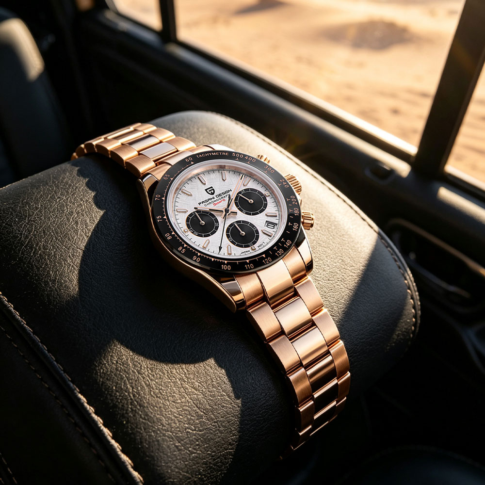 Luxury Lifestyle Products - トップブランドパガーニデザイン高級メンズ腕時計多機能クロノグラフ VK63 クォーツ時計防水カレンダー発光ギフト時計