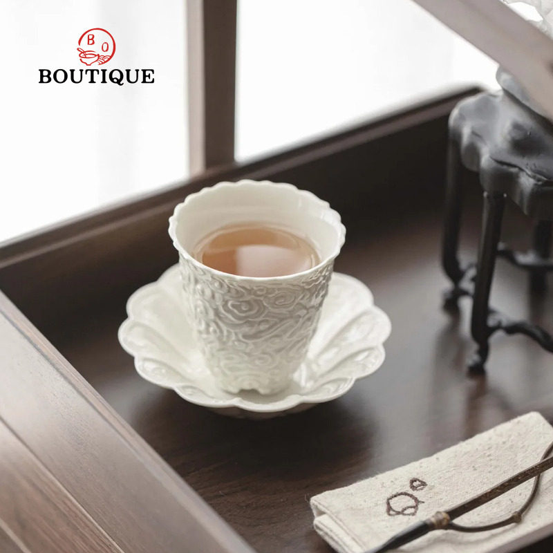 レトロなグラスとウッドの2つの灰色のセラミックティキューム, - Handmade Ceramic Mug のレビューと価格