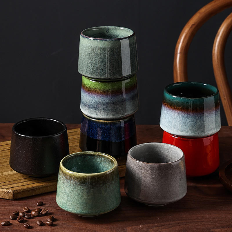 日本の窯焼き風変形ティーカップ、クリエイティブな大型家庭用テ - Handmade Ceramic Mug のレビューと価格