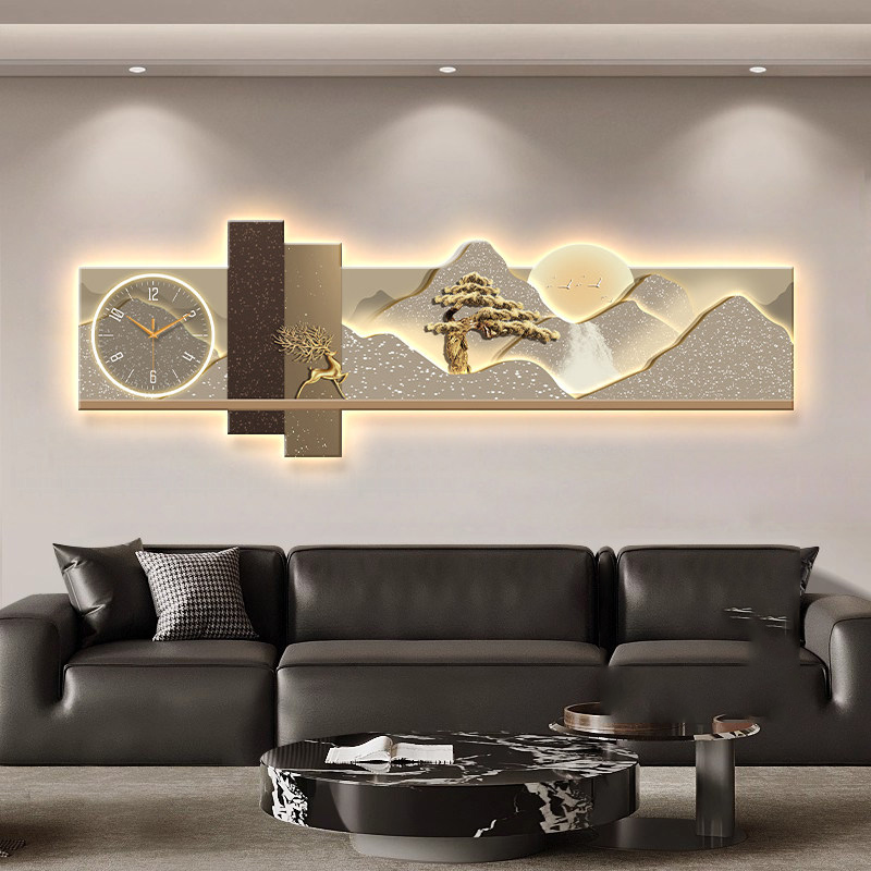 ビッグサイズアート壁画高級モダン時計壁掛け寝室美的デザイン中 - Luxury Lifestyle Living のレビューと価格