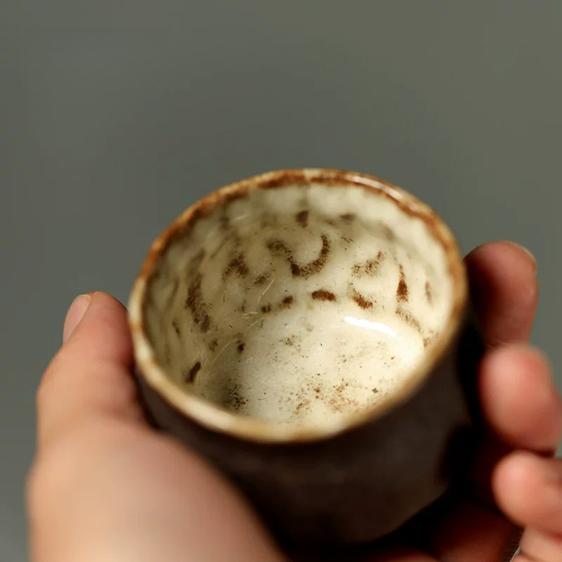手作り侘び寂び素朴な陶器茶碗レトロシノ陶器茶碗創造的な和風テ - Handmade Ceramic Mug のレビューと価格