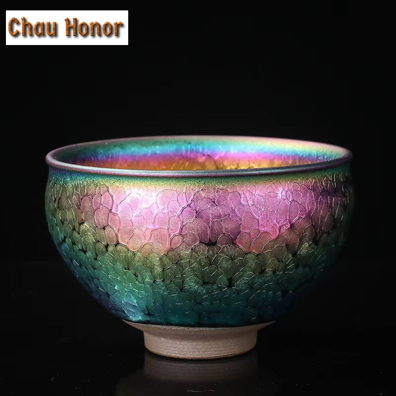 ブティックカラフルなjianzhan窯変更試飲カップハンドメ - Handmade Ceramic Mug のレビューと価格