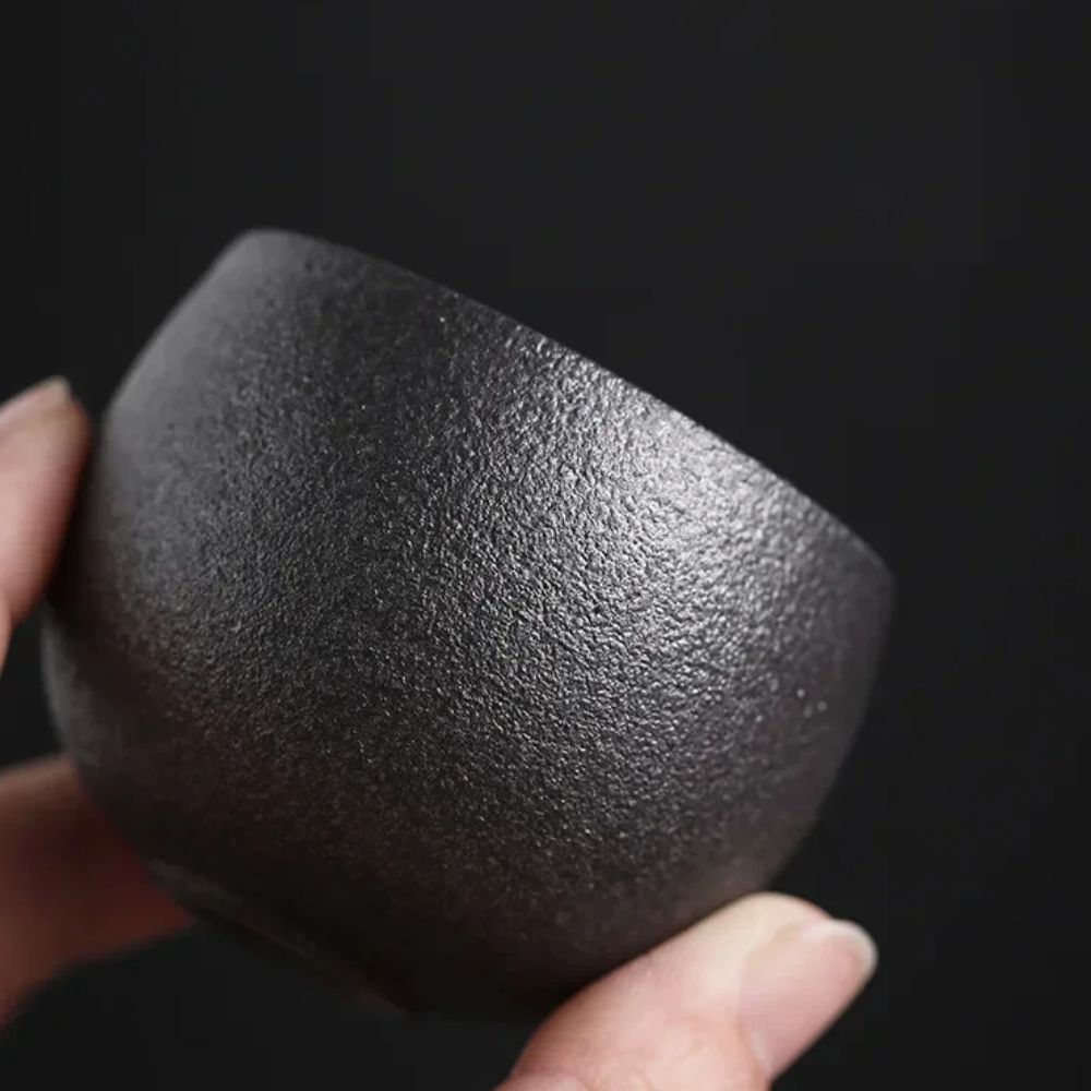 家庭用日本製炻器茶碗 古風 80ml マスターカップ レトロ - Handmade Ceramic Mug のレビューと価格