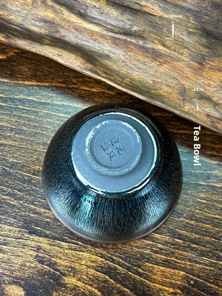 手作り景徳鎮黒底銀毛原鉱鉄碗茶碗陶磁器工芸品家庭用功夫茶道用 - Handmade Ceramic Mug のレビューと価格