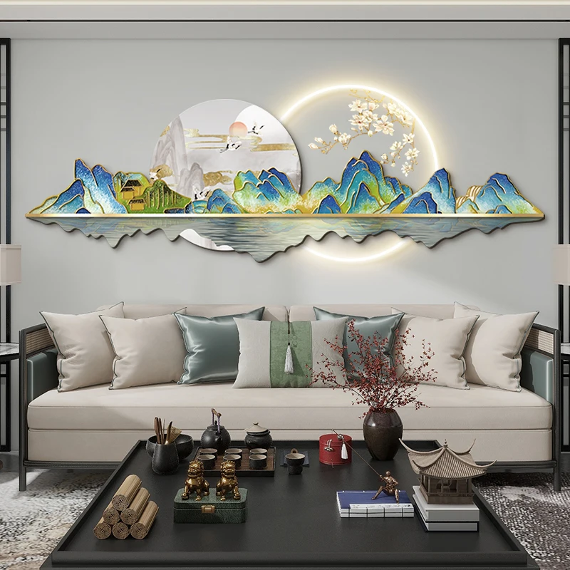 中国風 LED 時計壁高級高品質ロマンチッククリエイティブフ - Luxury Lifestyle Living のレビューと価格