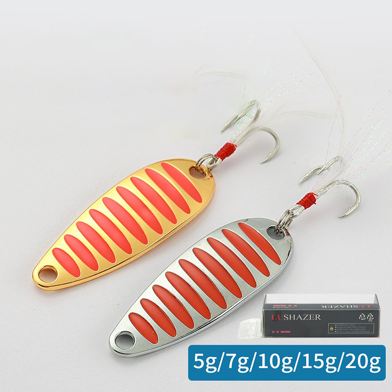 釣り用ルアースプーン 5g 7g 10g 15g 20g ゴ - Gold Cutlery Flatware のレビューと価格