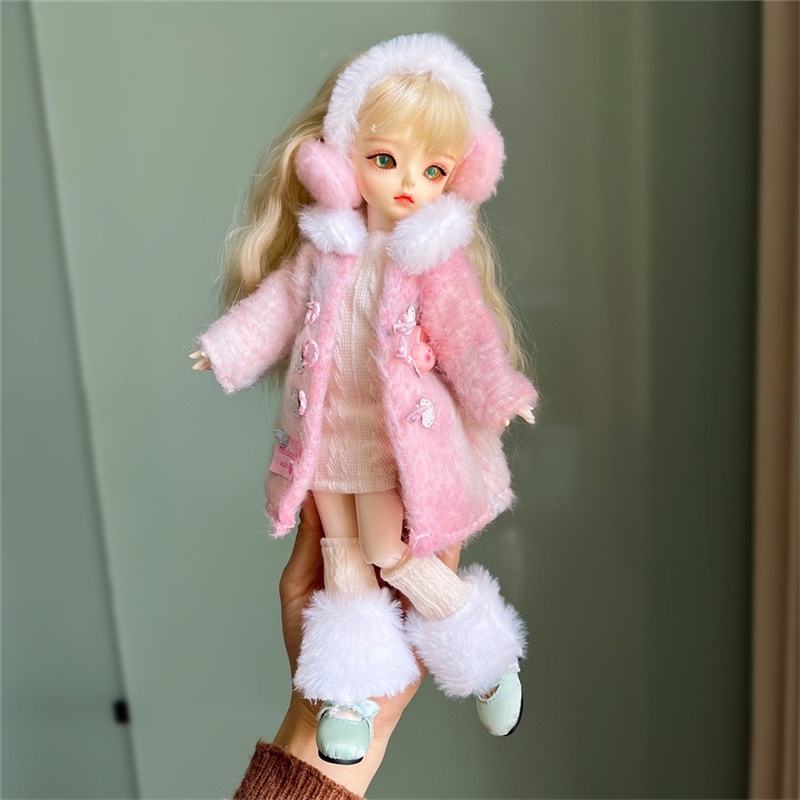 6/1 ドール服セット 可愛いピンクの女の子用コート 高級プ - Luxury Lifestyle Girl のレビューと価格