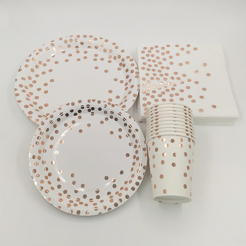 ローズゴールドパーティー食器キットテーブルクロスナイフフォー - Gold Cutlery Flatware のレビューと価格