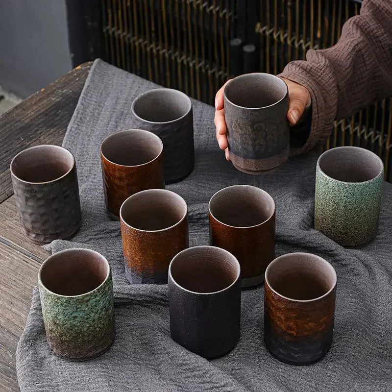 ヴィンテージ手作り中国石器マグカップ - 家庭&オフィス用の - Handmade Ceramic Mug のレビューと価格