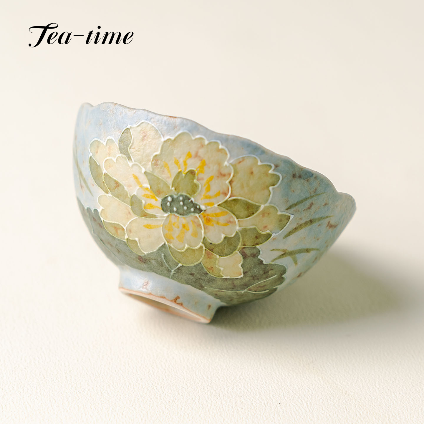 グリーンロータスティーカップ キャラメル塗装ティーボウルカッ - Handmade Ceramic Mug のレビューと価格