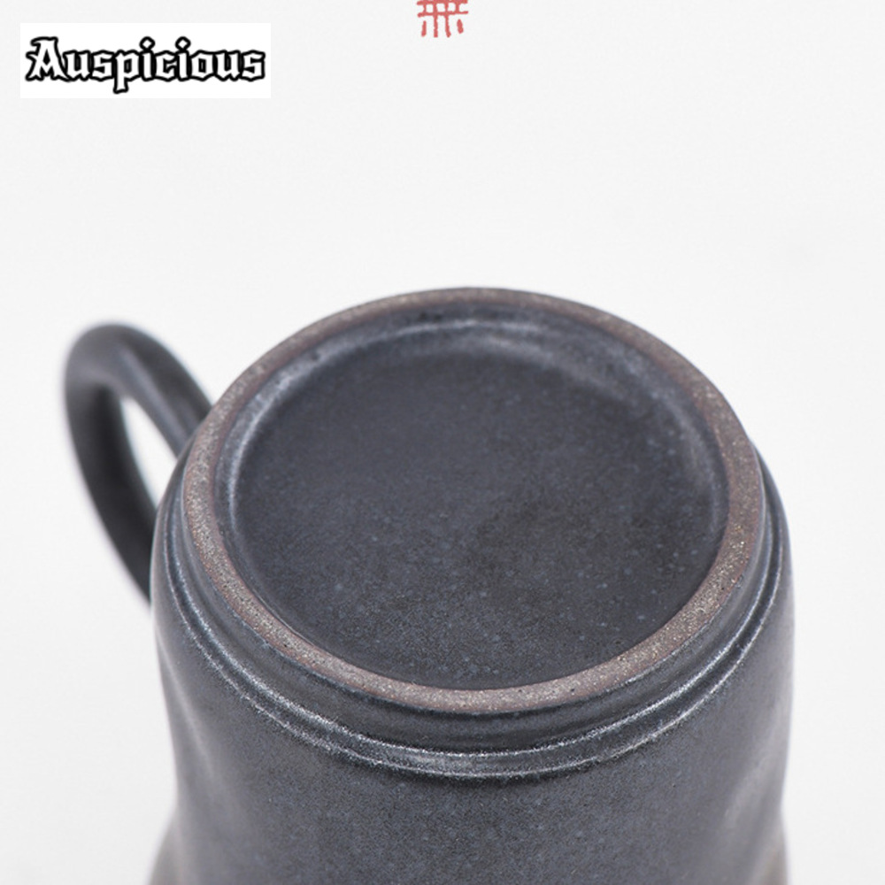 手作りの日本の石器マグ,レトロなスタイルの粗い陶器,ウォータ - Handmade Ceramic Mug のレビューと価格